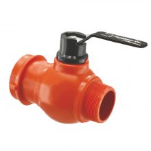 شیر توپی یکسر کوپلینگ ماده یکسر دنده بیرون ۱٫۲ ۲ × ۷۵ میلیمتر (پارس خاور)